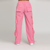 Custom Women’s Wide Leg Cargo Pants – Streetwear Multi-Pocket Trousers