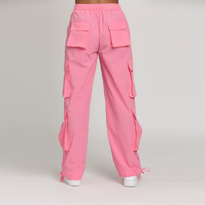 Custom Women’s Wide Leg Cargo Pants – Streetwear Multi-Pocket Trousers
