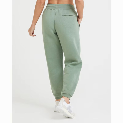 Custom Women’s Wide Leg Cargo Pants – Streetwear Drawstring Khaki Pants with Logo