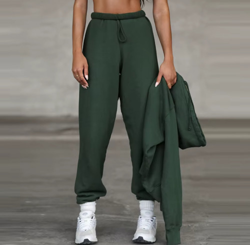 Women’s Gym Sweatpants | Soft Cotton Terry | High Waist Loose Fit Winter Joggers Wholesale