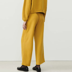 Women’s Tracksuit Hoodie Set | Loose High Waist Pants | Solid Color Pullover Sweater
