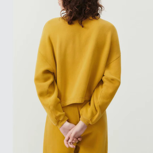 Women’s Tracksuit Hoodie Set | Loose High Waist Pants | Solid Color Pullover Sweater