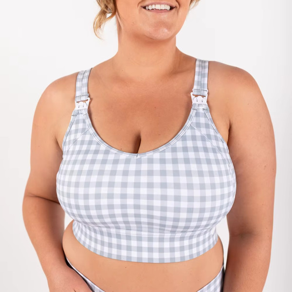 Women’s Sports Bra | Removable Padding Nylon Spandex | High Intensity Support with Lovely Pattern