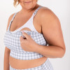 Women’s Sports Bra | Removable Padding Nylon Spandex | High Intensity Support with Lovely Pattern