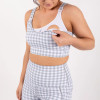 Women’s Sports Bra | Removable Padding Nylon Spandex | High Intensity Support with Lovely Pattern