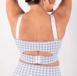 Women’s Sports Bra | Removable Padding Nylon Spandex | High Intensity Support with Lovely Pattern