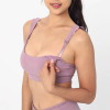 Women’s Nursing Sports Bra | Lightweight Stretchy Ruffle Design | Medium Support Activewear