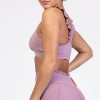 Women’s Nursing Sports Bra | Lightweight Stretchy Ruffle Design | Medium Support Activewear