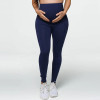 Women’s Maternity Leggings | Dark Blue Super High Waist | Four-Way Stretch Breathable Pants