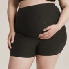 Women’s Maternity Biker Shorts | High Quality Nylon Fabric | Solid Color Pregnancy Activewear