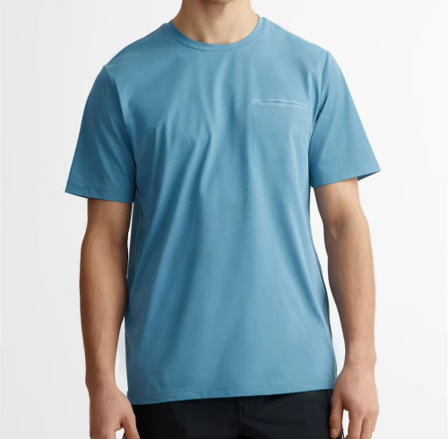 Men’s Oversized Gym T-Shirt | Polyester Crew Neck Sportswear | Custom Logo Breathable Tee