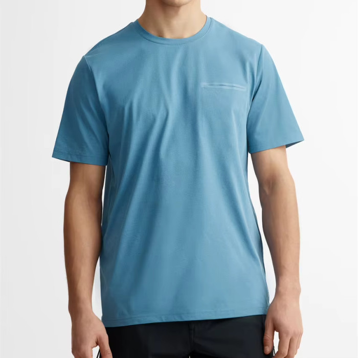Men’s Oversized Gym T-Shirt | Polyester Crew Neck Sportswear | Custom Logo Breathable Tee