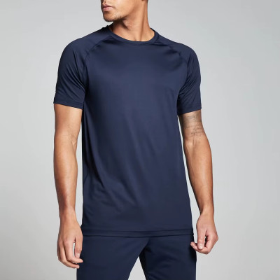 Custom Men’s T-Shirt | Slim Fit Nylon Spandex Tee | Muscle Fit Crew Neck Wholesale Shirt