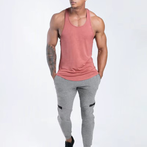 Men’s Athletic Tank Top | Bamboo Fiber Gym Stringer | High Quality Workout Fitness Shirt