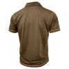 Custom Men's Polo Shirt | Short Sleeve Splicing Print | Golf Shirt with Turn-Down Collar & Buttons