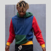 Custom Men's Hoodie | Color Block Streetwear Gymwear Pullover | Fashion Outerwear Sweatshirt