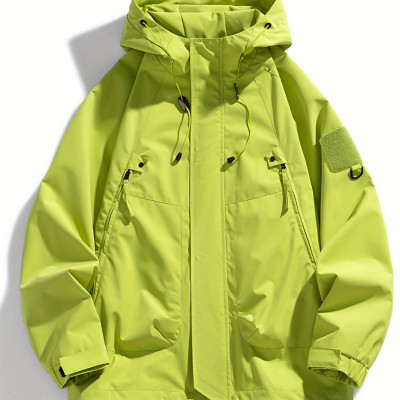 Custom Men’s Zip-Up Jacket | Fashion Spring Fall  Streetwear Casual Plus Size Men’s Outerwear