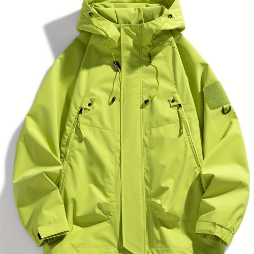 Custom Men’s Zip-Up Jacket | Fashion Spring Fall  Streetwear Casual Plus Size Men’s Outerwear