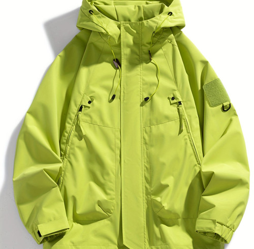 Custom Men’s Zip-Up Jacket | Fashion Spring Fall  Streetwear Casual Plus Size Men’s Outerwear