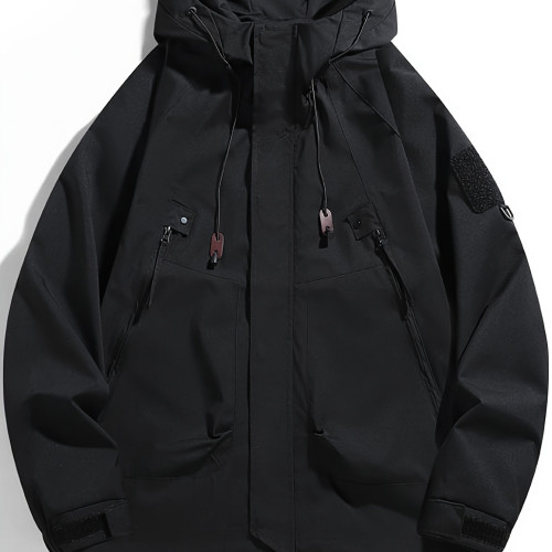 Custom Men’s Zip-Up Jacket | Fashion Spring Fall  Streetwear Casual Plus Size Men’s Outerwear