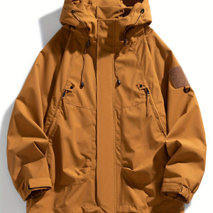 Custom Men’s Zip-Up Jacket | Fashion Spring Fall  Streetwear Casual Plus Size Men’s Outerwear