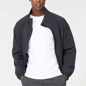 Custom Men's Waterproof Jacket  | Stand Collar Windbreaker | Anti-Static Outdoor Training Jacket