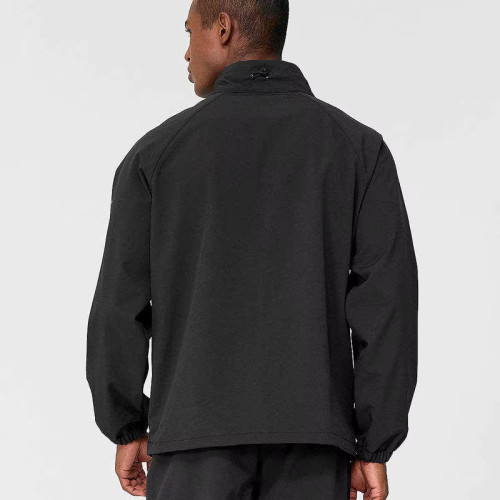 Custom Men's Waterproof Jacket  | Stand Collar Windbreaker | Anti-Static Outdoor Training Jacket