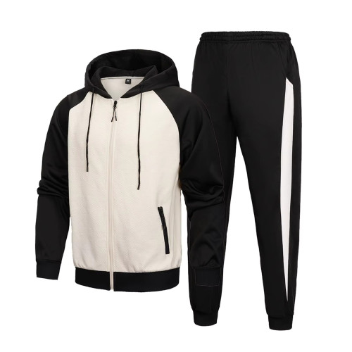 Custom Men’s Tracksuit Set | Athletic 2-Piece Jogging Sweatsuit | Full Zip Sportswear Outfit