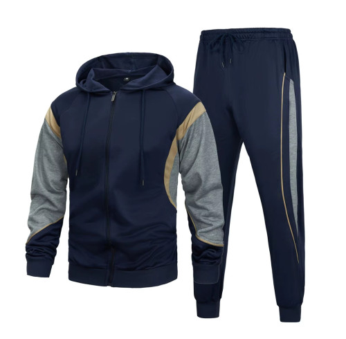 Custom Men’s Tracksuit Set | Athletic 2-Piece Jogging Sweatsuit | Full Zip Sportswear Outfit