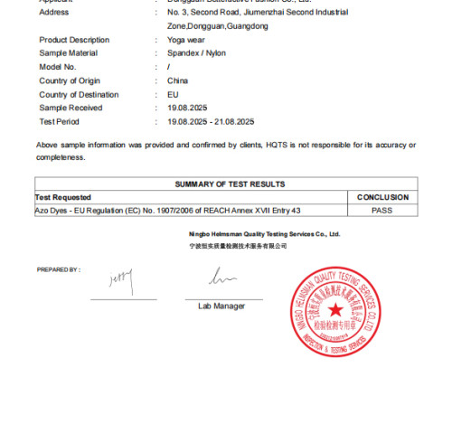 HQTS Testing Report