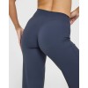 Custom True Blue Wide Leg Leggings | Straight Leg Bottoms for Yoga & Gym | Comfortable Activewear