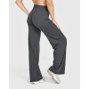 Custom Coal Wide Leg Leggings | Straight Leg Bottoms for Wholesale | OEM Yoga & Gym Activewear