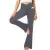 Custom Flare Yoga Pants for Women | Cross Waist Boot Cut Soft Wide Leg Leggings