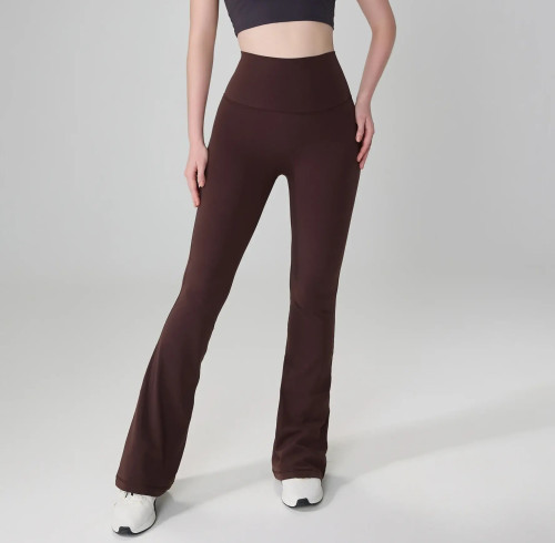 Custom Women's High Waist Flare Leggings | Wide Leg Yoga & Dance Workout Pants