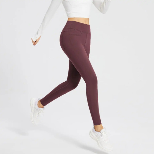 Custom Women’s Crossover Waist Gym Leggings | 4-Way Stretch High Quality Workout Pants