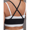 Custom Double Layer Contrast Sports Bra | Stylish Classic Gym Fitness Bra for Women