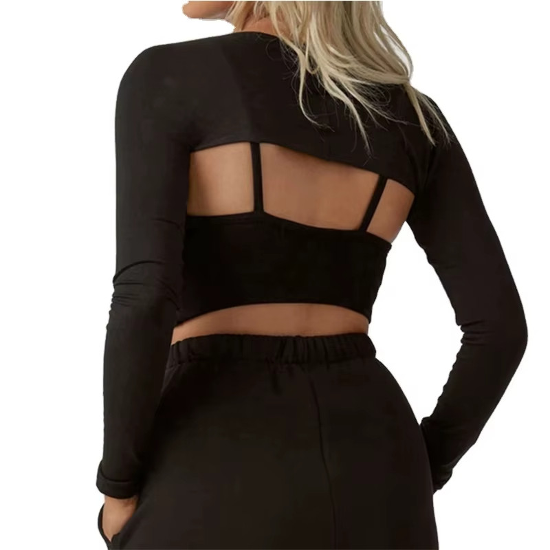  Long Sleeve Workout Shrug