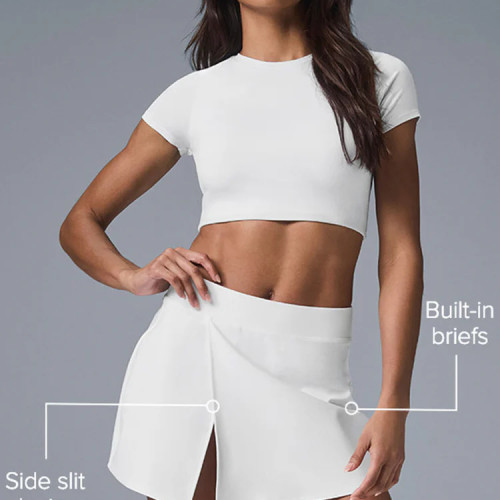 Custom Alumni Tennis Skirts for Women | Classic Athletic Skirt With Built-In Shorts | Custom Tennis Skirts Manufacturer