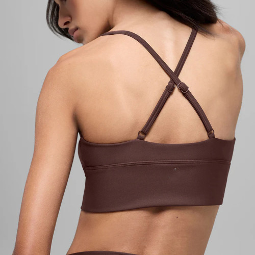 High-Compression Yoga Bra With Removable Bra Cups | Supportive Activewear | Custom Sports Bra Manufacturer