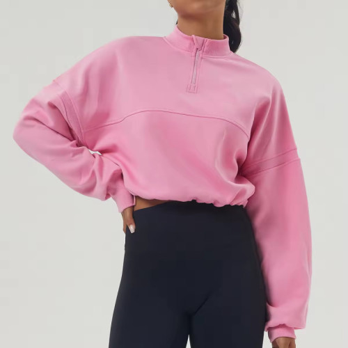 Fabricante de sudaderas deportivas personalizadas con media cremallera | Chaquetas de gimnasio gruesas y ropa deportiva OEM