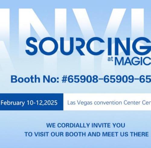 Invitation to Visit Us at Sourcing at MAGIC – Booth No. 65908–65910