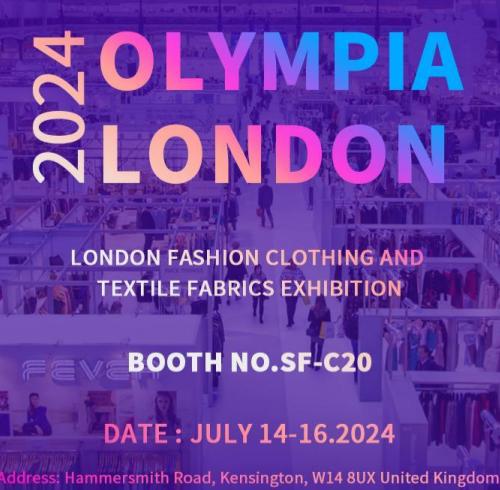 Invitation to Visit Us at the London Fashion, Clothing & Textile Fabrics Exhibition – Booth No. SF-C20