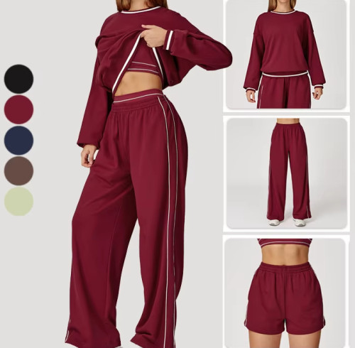Women's Color Blocking Sweatsuit Set | Loose Fit Tracksuit With Custom Logo | OEM/ODM Private Label Manufacturer