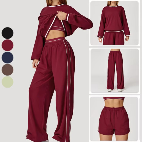 Women's Color Blocking Sweatsuit Set | Loose Fit Tracksuit With Custom Logo | OEM/ODM Private Label Manufacturer