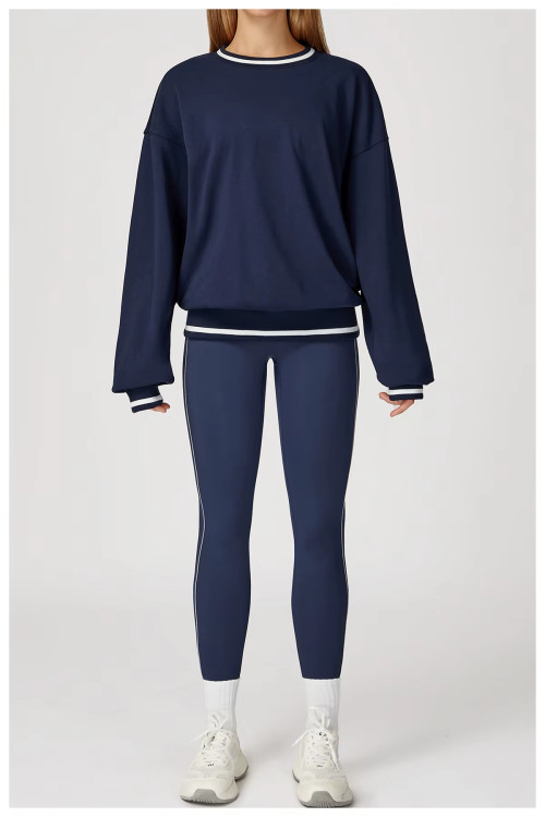 Women's Color Blocking Sweatsuit Set | Loose Fit Tracksuit With Custom Logo | OEM/ODM Private Label Manufacturer