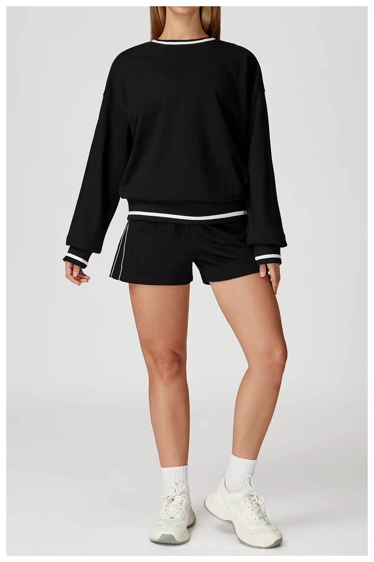 Women's Color Blocking Sweatsuit Set