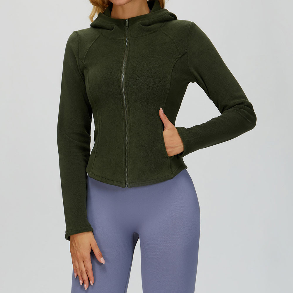 High Elastic Workout Jacket Yoga Athletic Jacket for Women