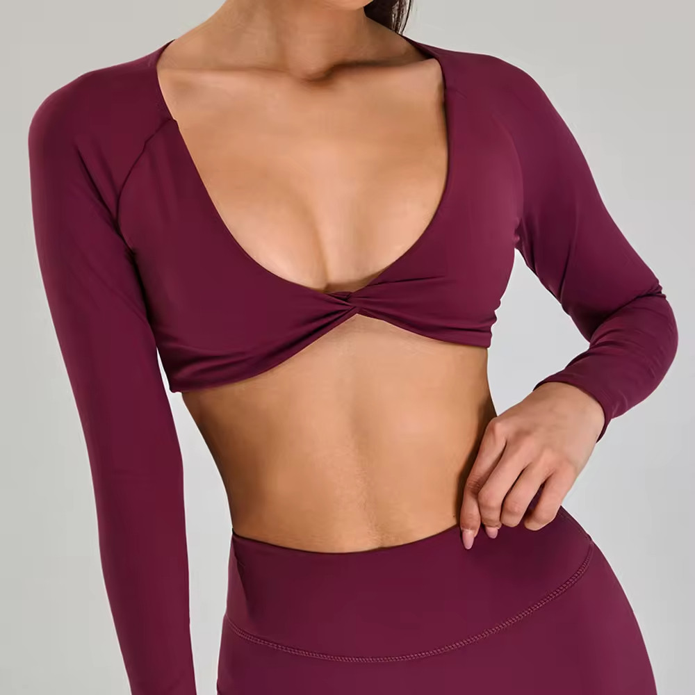 Women's Twist Front Crop Shirt OEM