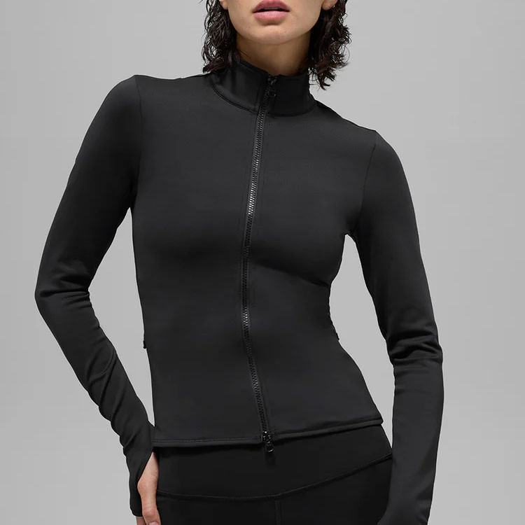 Women's Slim Fit Full Zip Yoga Jacket Manufacturer