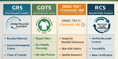 GRS / GOTS / OEKO-TEX / RCS: Which Certifications Matter for Activewear Brands — The Bloomto Sustainability Approach